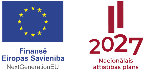 Finansē Eiropas Savienība — NextGenerationEU; Nacionālais attīstības plāns 2027
